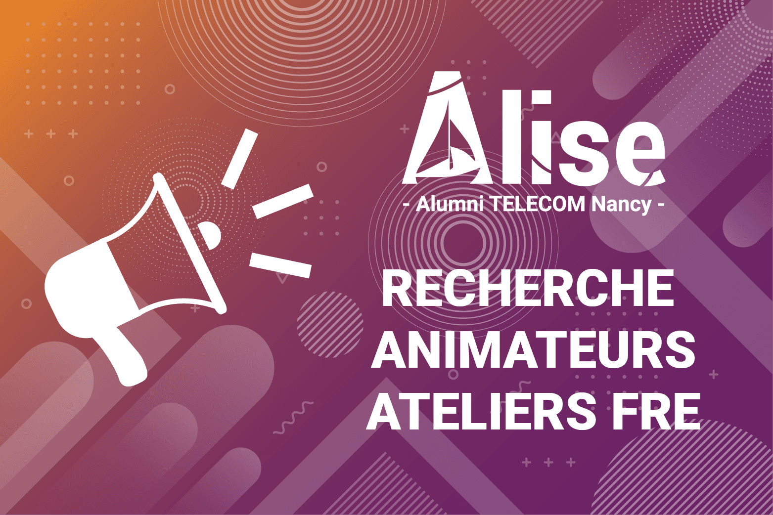 Ateliers FRE 2025 - Recrutement d’animateurs